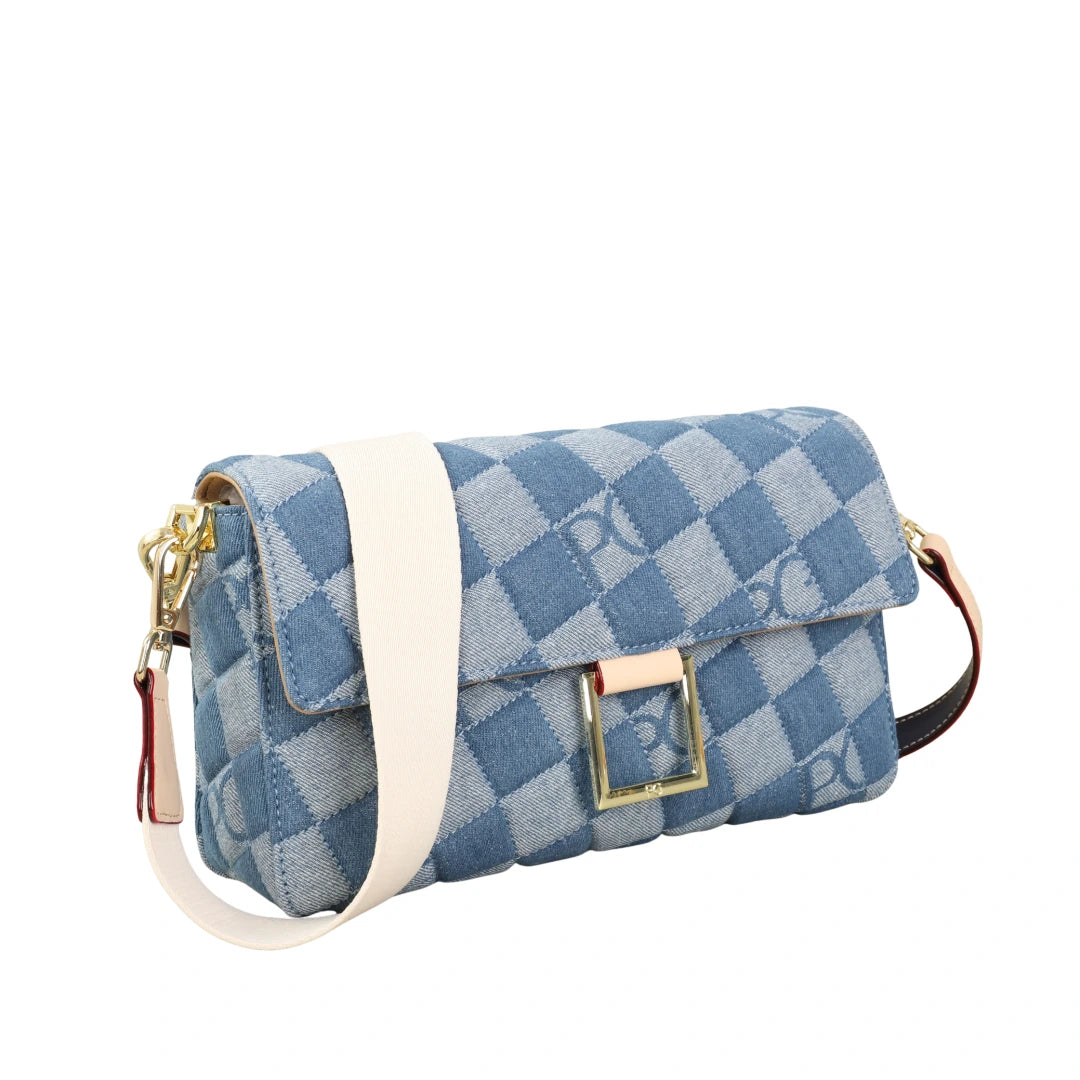 Bolsa feminina Beth Bronstrup com estrutura firme