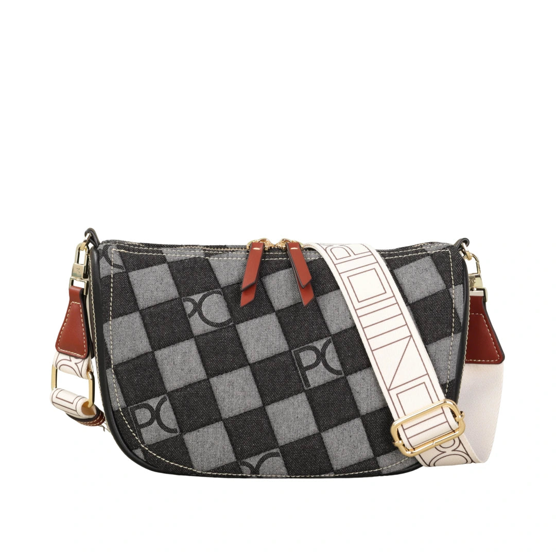 Bolsa tiracolo feminina Georgia Bronstrup com design geométrico