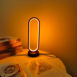 Luminária de Mesa Anéis Refisher — detalhe do acabamento