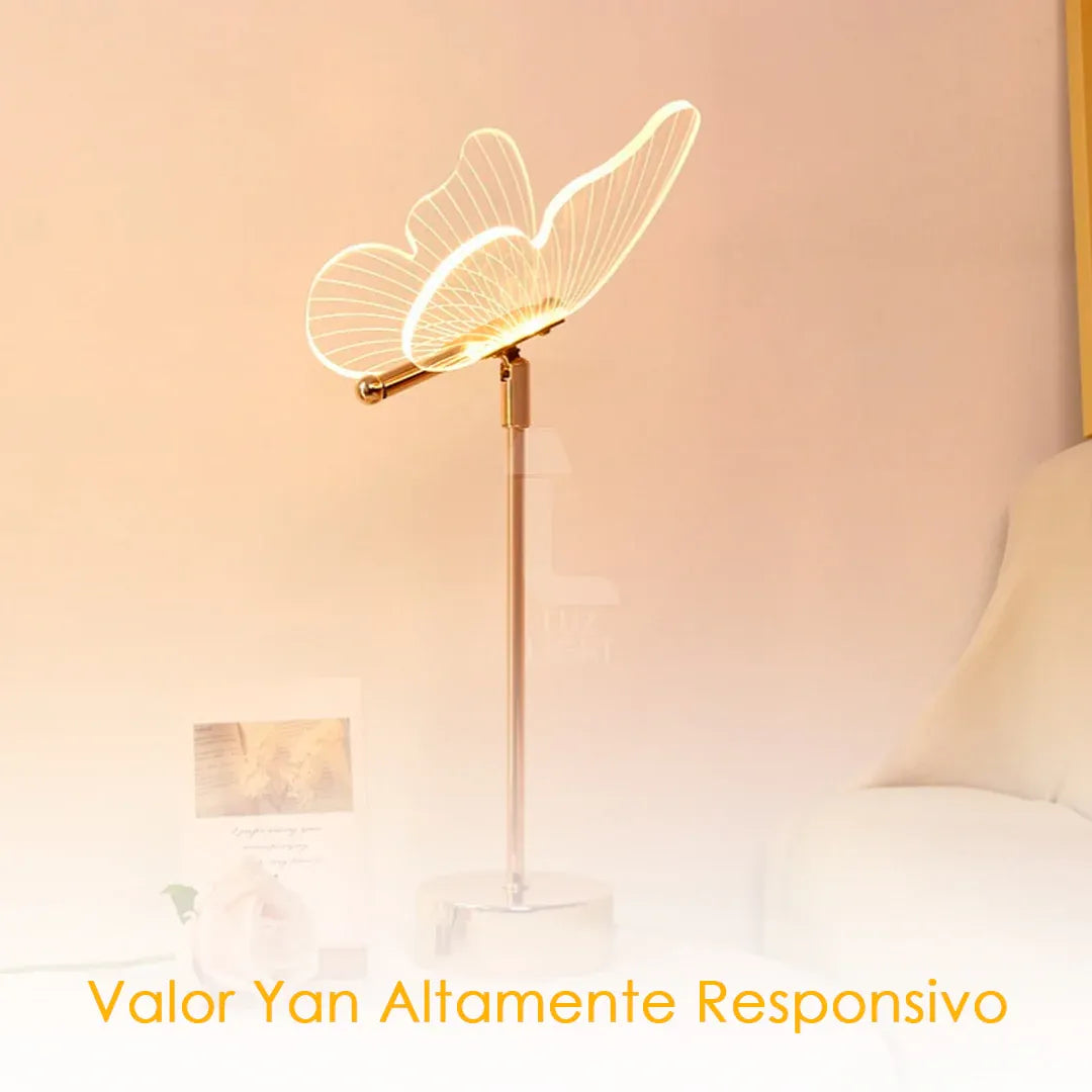 Luminária de Mesa Borboleta Refisher — vista frontal