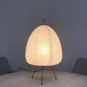 Luminária de Mesa Japonesa Zen Refisher — detalhe da base