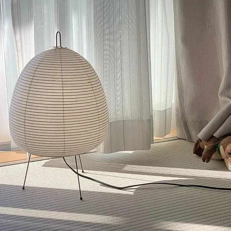 Luminária de Mesa Japonesa Zen Refisher — ângulo superior