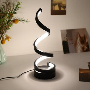 Luminária de Mesa Ondular Nórdica Refisher — detalhe do acabamento