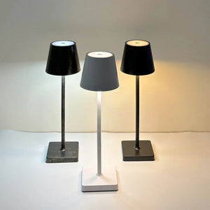 Luminária de Mesa Sem Fio Dimerizável Refisher — vista lateral