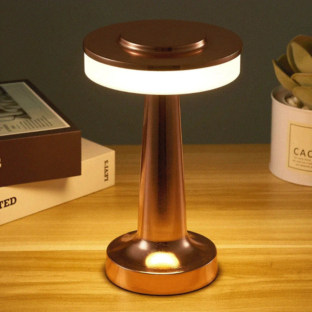 Luminária de Mesa Sem Fio Torre Recarregável Refisher — detalhe da base